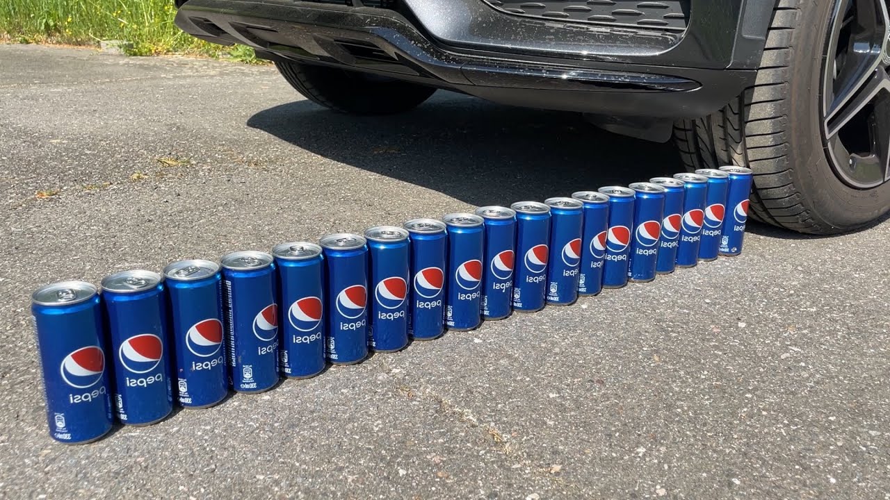 ⁣Experiment Car vs COCA COLA, Pepsi, Mirinda Balloons | Crushing Crunchy & Soft Things by Car