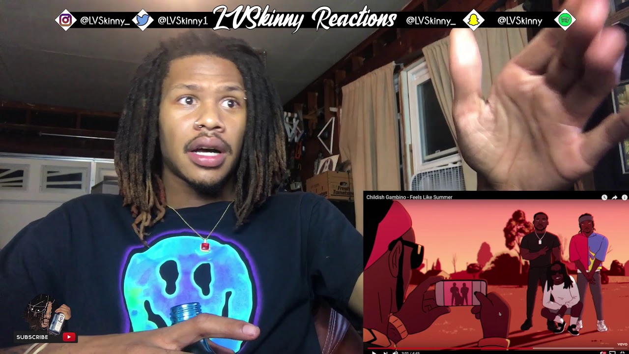 Childish Gambino - Feels Like Summer (Reaction Video)