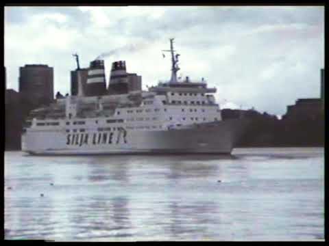 Silja Line 1980: Bore Star, Svea Corona & Wellamo in Stockholm - YouTube