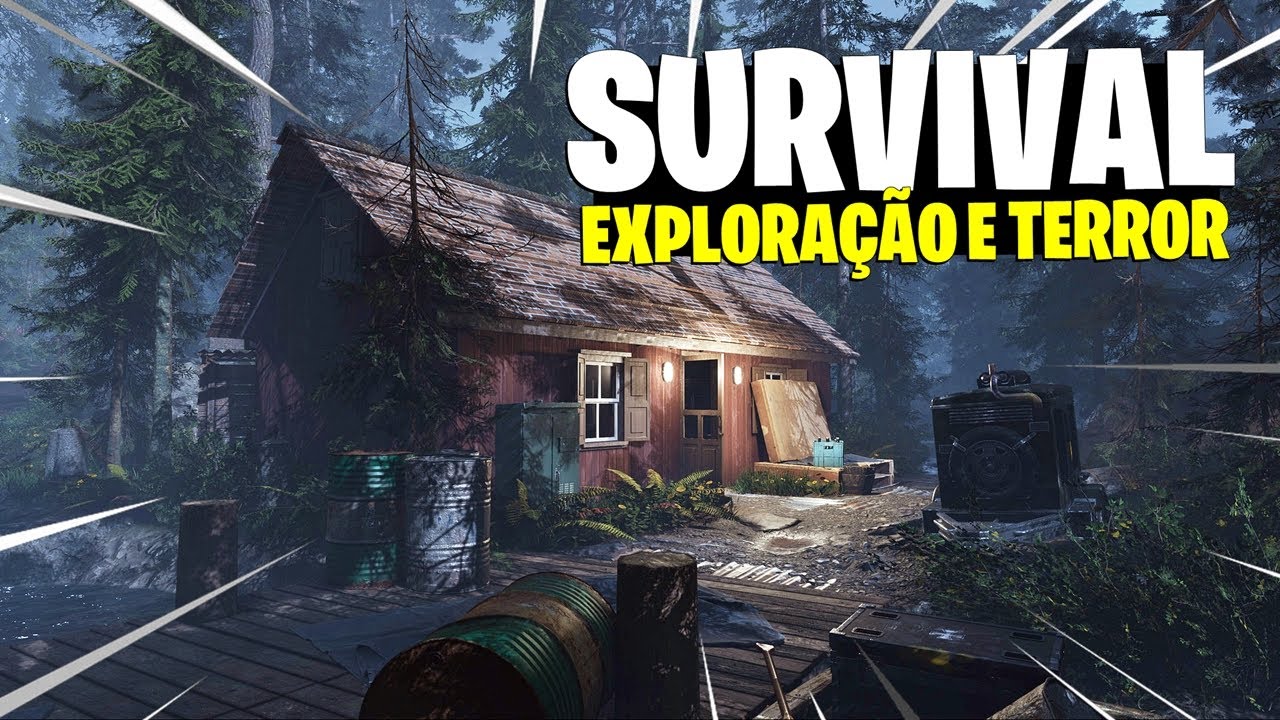 NOVO JOGO DE SOBREVIVÊNCIA, EXPLORAÇÃO E TERROR! SOBREVIVENDO SOZINHO ...