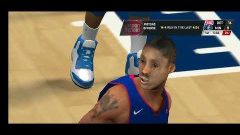 Detroit Pistons VS Minnesota timberwolves - NBA2K20 mobile simulation