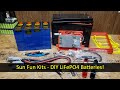 Sun fun kits diy 12v 280ah lifepo4 battery 295kwh