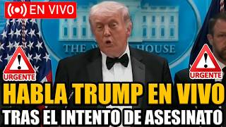 🔴URGENTE TRUMP EN VIVO TRAS EL ATENTADO DESDE CASA BLANCA! ¿ATAQUE DE IRÁN?