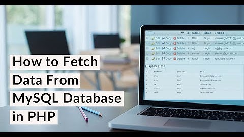 How to Fetch data from database using PHP in hindi | Display data from MySQL Database using PHP