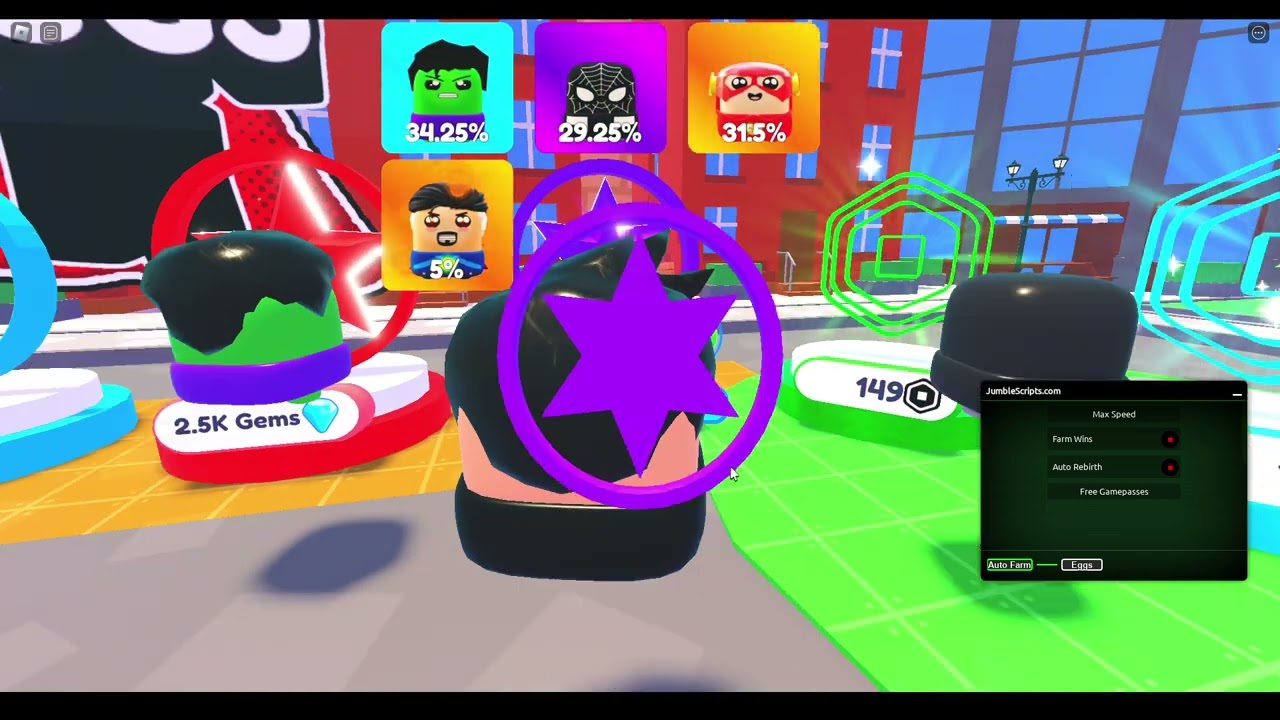 Super Hero Race Clicker AUTO FARM WINS – FREE GAMEPASSES & MORE!