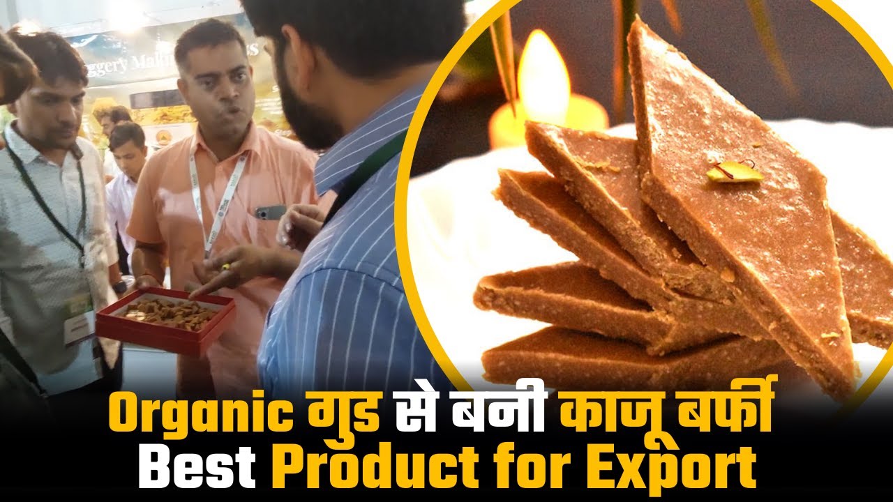 गुड से बनी काजू बर्फी|Best Product For Export | Import Export Training | 