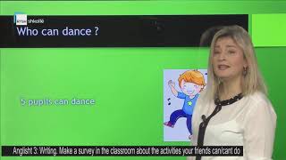 Anglisht 3 - Writing: Make a survey in the classroom about the activities your friends can/can't do