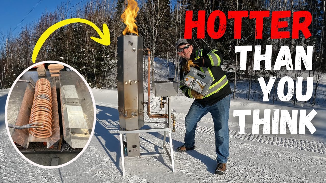 ENDLESS HOT WATER..........From waste oil!