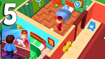 My Perfect Hotel - Gameplay Walkthrough Part 5 - Big Hotel (Android, iOS)