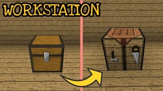 MINECRAFT PE Redstone WorkStation Tutorial (Multi Block Swapper)