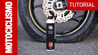 How to repair a puncture with the Inflate & Repair spray in 2