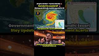 Cyclone Montha Alert in Andhra Pradesh | Red Warning + Major Preparations ⚠️ #trending #telugumemes