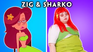 Marina's New Hairstyle - Zig And Sharko In Real Life | Zig & Sharko Funny Animation