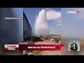 Жителей Караганды напугал фонтан на местной теплотрассе