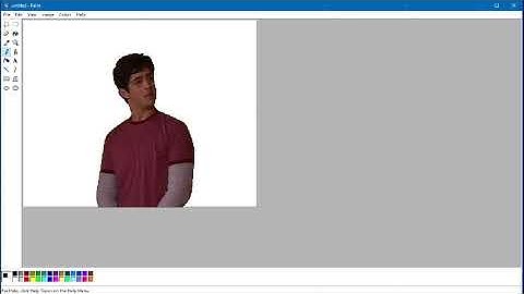 Drake and Josh in Microsoft Paint