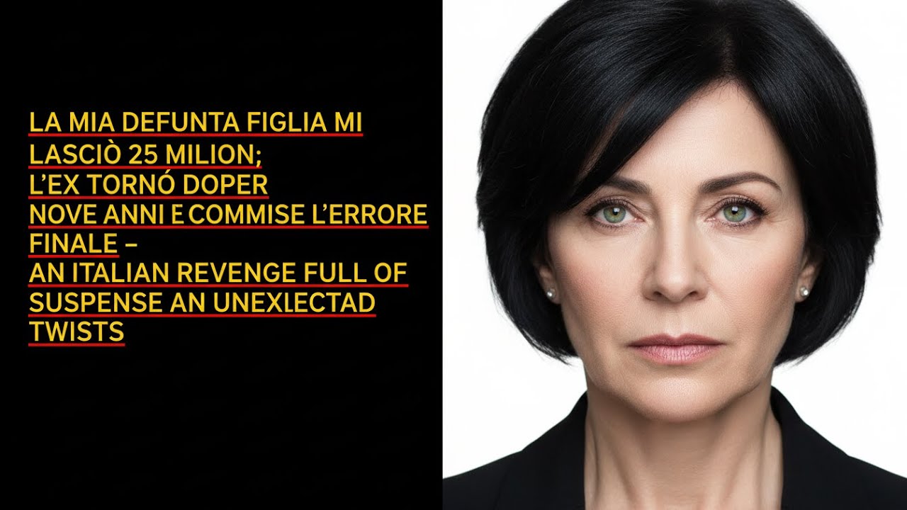 LA MIA DEFUNTA FIGLIA MI LASCIÒ 25 MILIONI; L’EX TORNÒ DOPO NOVE ANNI E COMMISE L’ERRORE FINALE