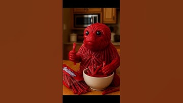 This Twizzler monster is snacking on itself 😳