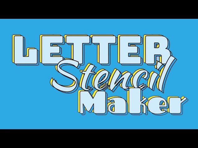 Free Stencil Maker  Stencil maker, Free stencil maker, Stencils printables  templates