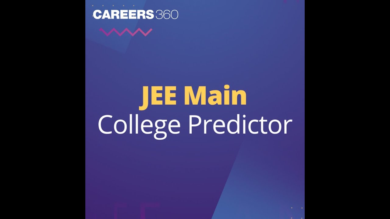 JEE Main College Predictor! YouTube