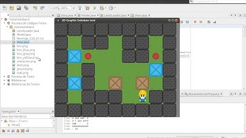 Java 2D Game from scratch - 2D Graphics Sokoban (1982) test