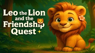 Leo the Lion and the Friendship Quest 🦁✨ | Heartwarming Kids Story About Friendship & Kindness