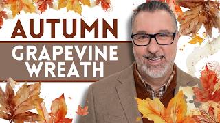 Grapevine Wreath for Autumn - Wreath DIY - #wreath #autumn @DavesWreaths
