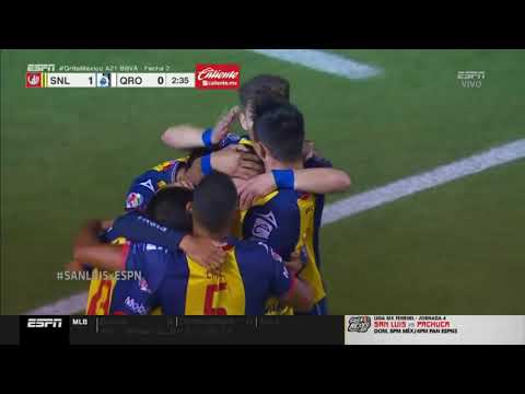 Gol de Rivaldo Lozano | Atlético de San Luis vs Querétaro | LigaBBVA MX - GritaMéxicoA21 - Jornada 2