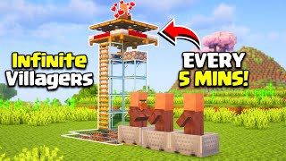 NEW Minecraft Villager Breeder 1.21+ (Java) - Super Easy!