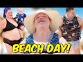 Tammy's FIRST TIME at the BEACH &amp; Amy's 100th Meltdown