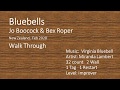 Bluebells line dance walk through