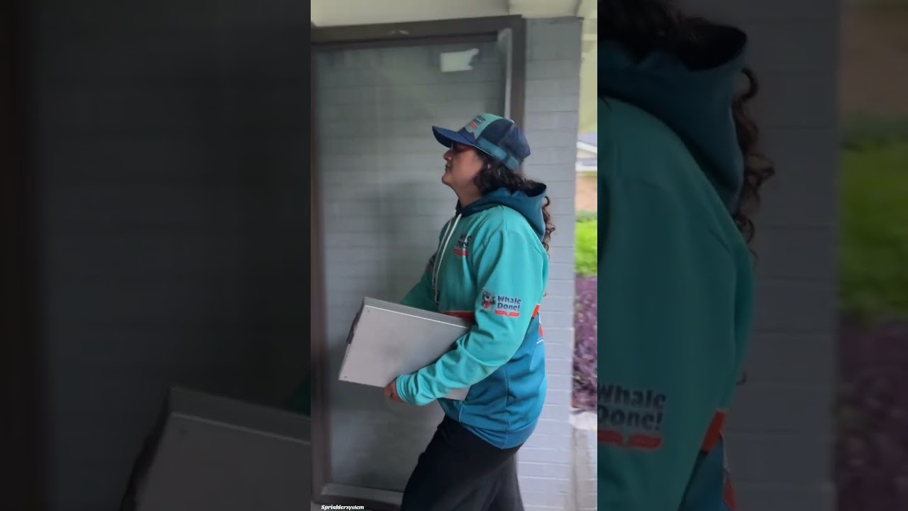 Sprinkler Repair in Plano TX | Mrs. Andrea from Whale Done Sprinklers Arrives On Site