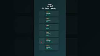 CSS Cursor Property | Ubah Cursor Website Jadi Lebih Keren #webdevelopment #coding