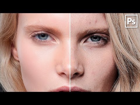 видео: РЕТУШЬ КОЖИ ЗА 1 МИНУТУ В PHOTOSHOP CC!