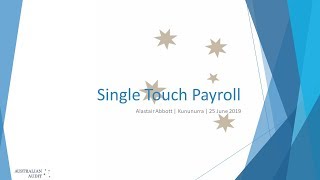 Single Touch Payroll (Part 1)