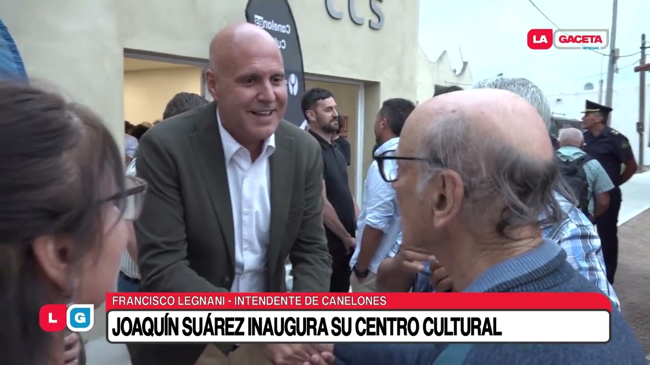 Joaquín Suárez inaugura su Centro Cultural