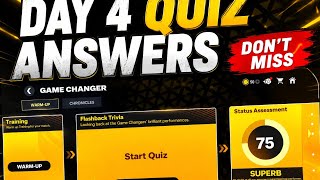 DAY 4 QUIZ ANSWERS 🔥 Game Changer Event | FC Mobile #fcmobile 