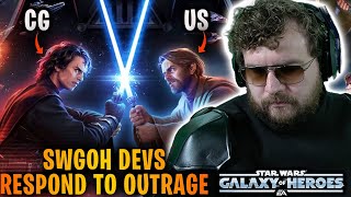 SWGoH Devs Respond to Community Outrage... Their Response is HILARIOUS!