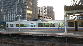 JR西日本 225系0番台 U編成＋100番台 I編成 新快速 播州赤穂行き＋姫路行き 221系 K編成＋223系2500番台 R編成 草津線直通 柘植行き 南草津駅 20240509