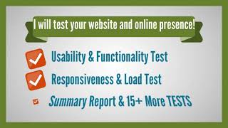 Super test your website and online presence with over 30 tests
