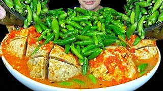 ASMR MUKBANG || BAKSO PEDAS CABAI RAWIT || SAMBAL CABAI 