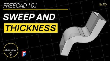 🍃 FreeCAD Additive Pipe - Air Duct Model - FreeCAD Pipe - FreeCAD Sweep - FreeCAD 1 Tutorial