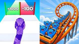 Snake Run Race vs Runner Coaster🔥 EPIC 2026 Gameplay – All Levels UNLOCKED! screenshot 4