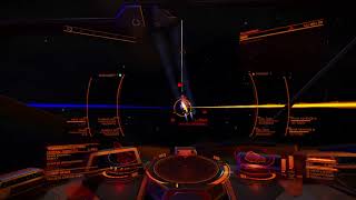 Elite Dangerous hybrid Python vs NPC Federal Corvette