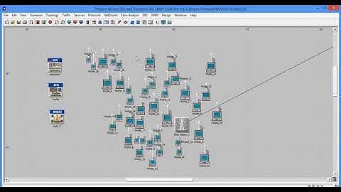 فیلم پروژه شبیه سازی عملکرد Wimax 802.16 با در OPNET