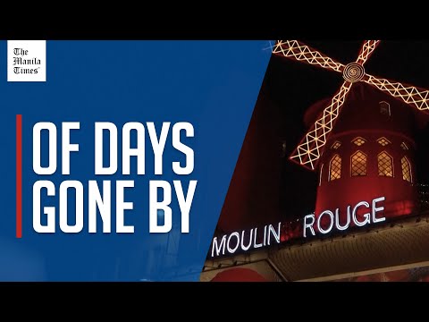 Sails of iconic Paris club the Moulin Rouge turn again