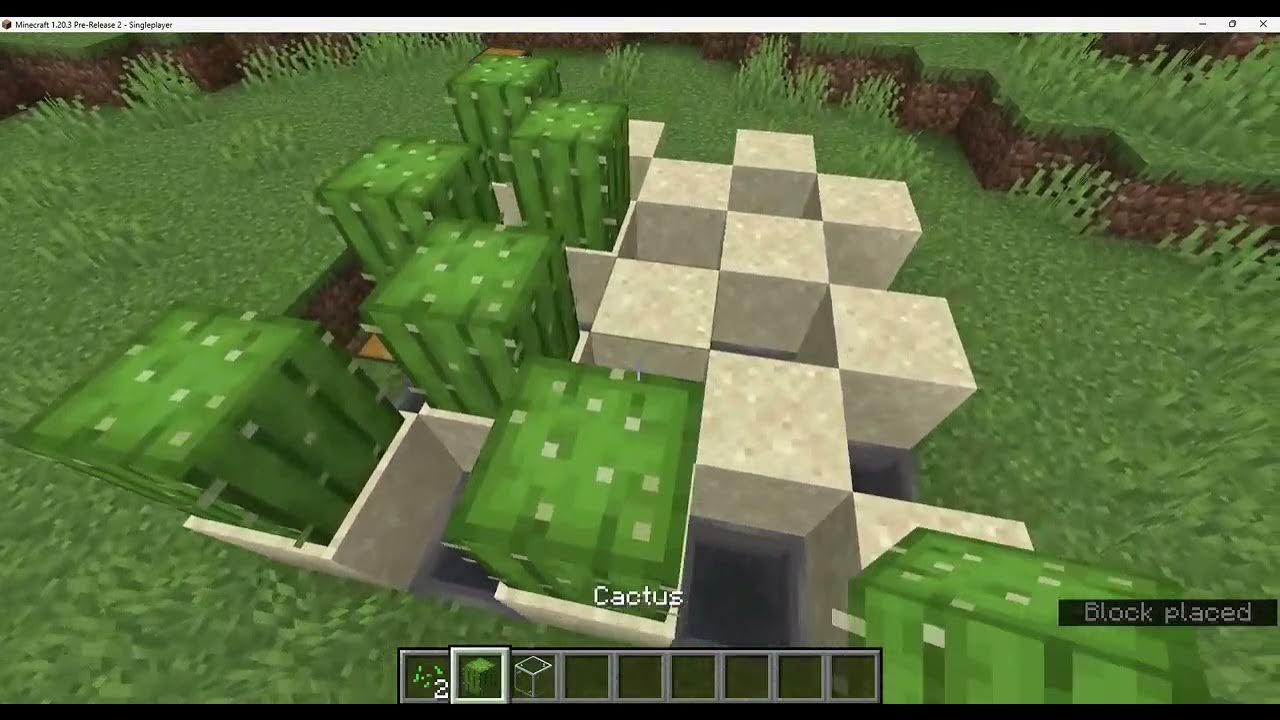 How To Build A Cactus Farm In Minecraft Farm Series Ep.3 - How to build a cactus farm in minecraft - YouTube