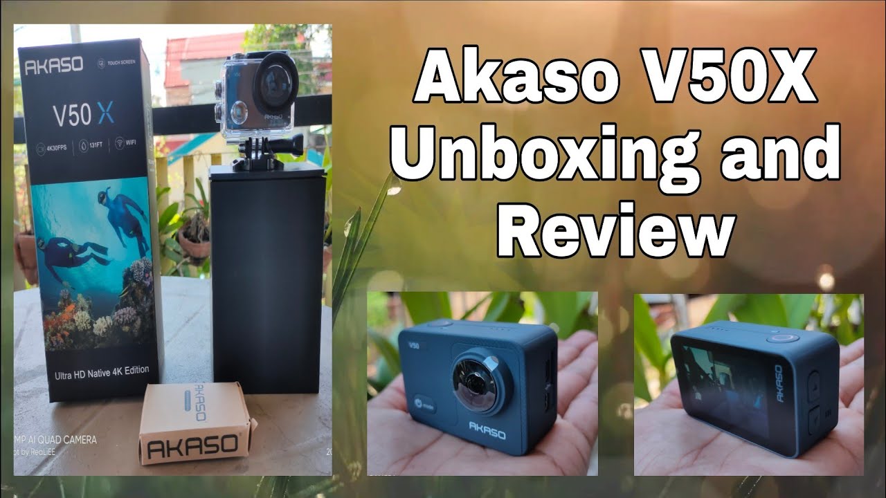 AKASO V50X ACTION CAMERA REVIEW YouTube