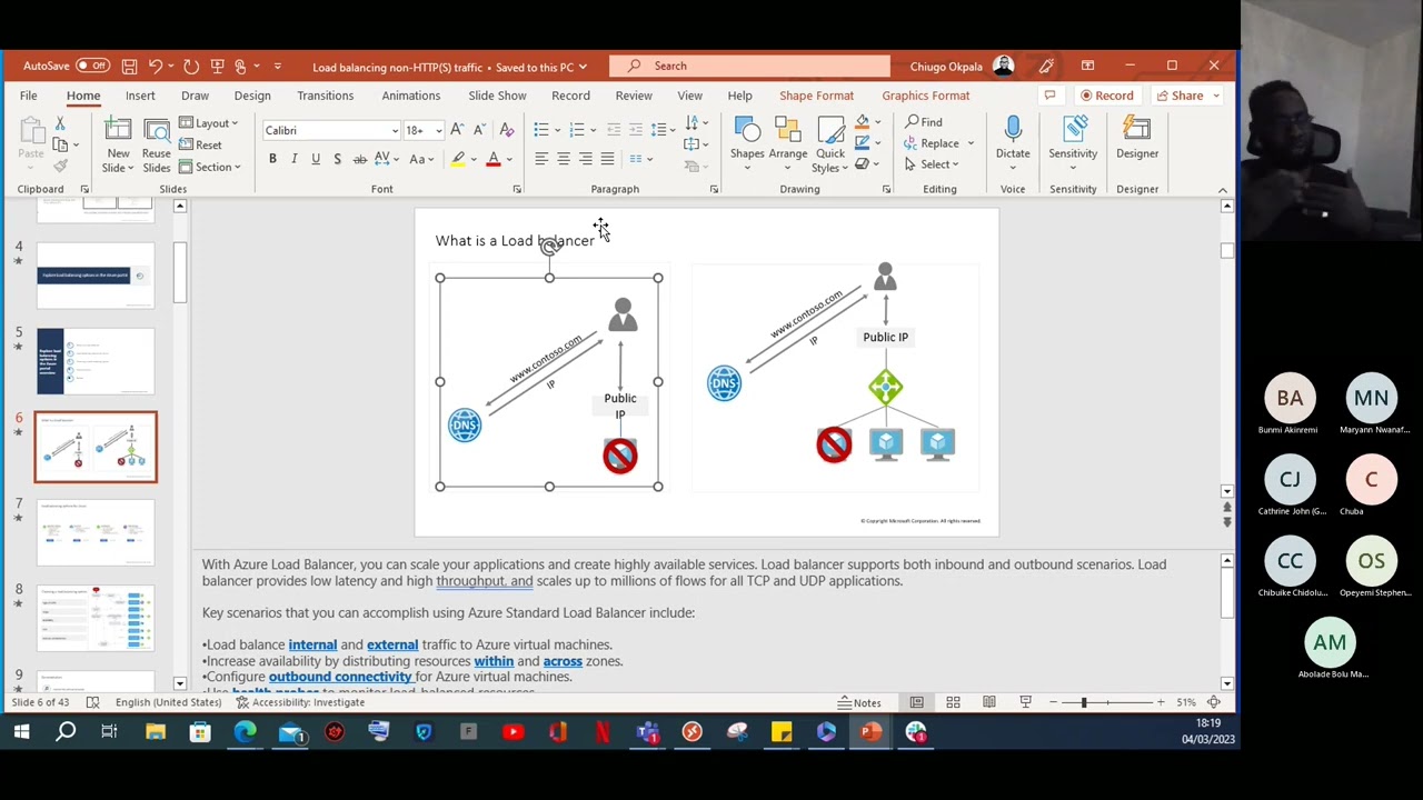 Load Balancing non HTTPs Traffic using Azure Load Balancer