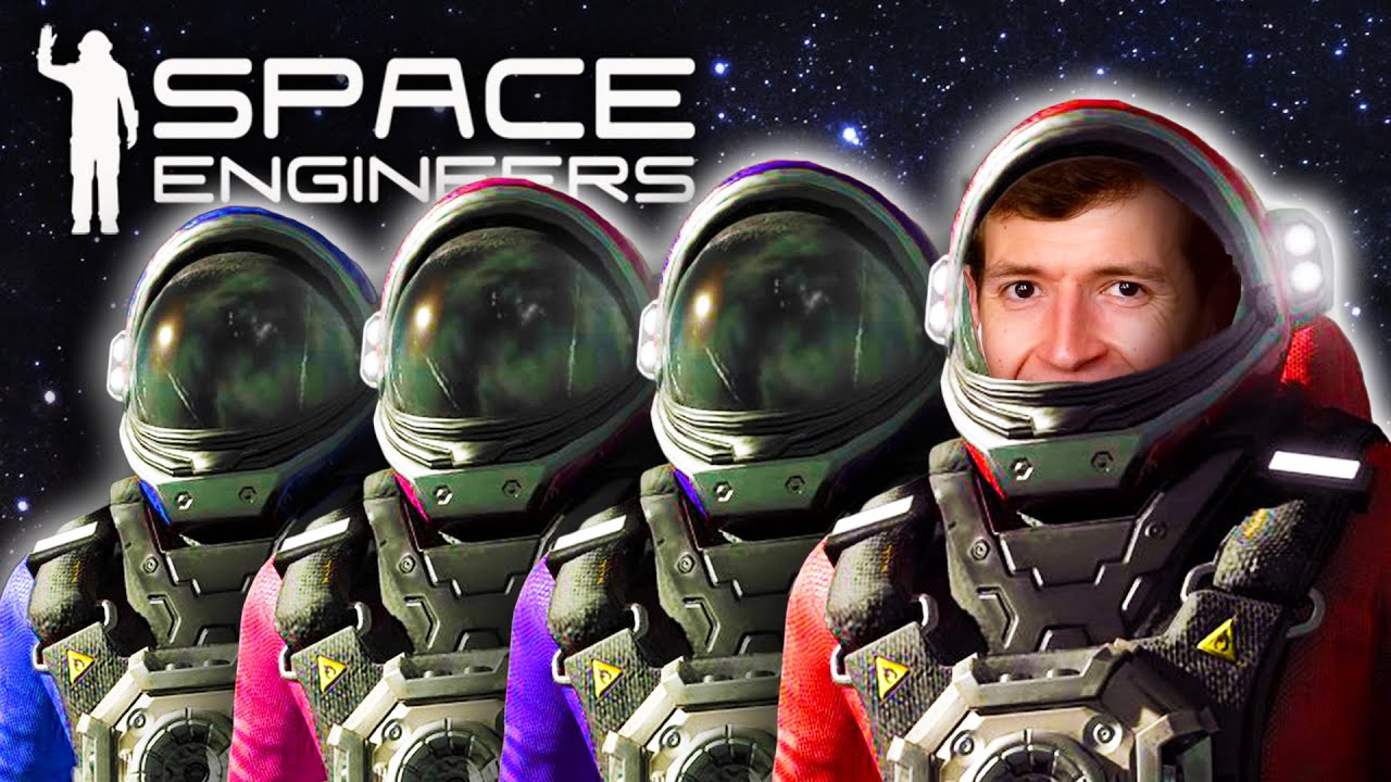 Space Engineers with friends (ft. Faye, Andi and Evan) - YouTube