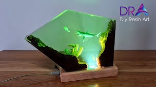 Nice Amazing Epoxy Resin Blue Ocean - How To Make Epoxy Resin lamp Art with DRA | Diy Resin Art